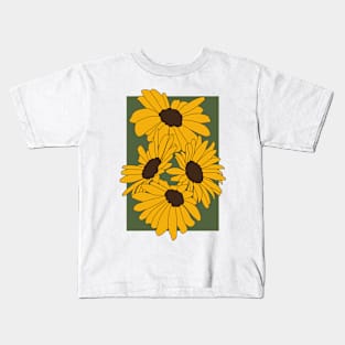 Yellow Daisy's Flower, T-shirt Kids T-Shirt